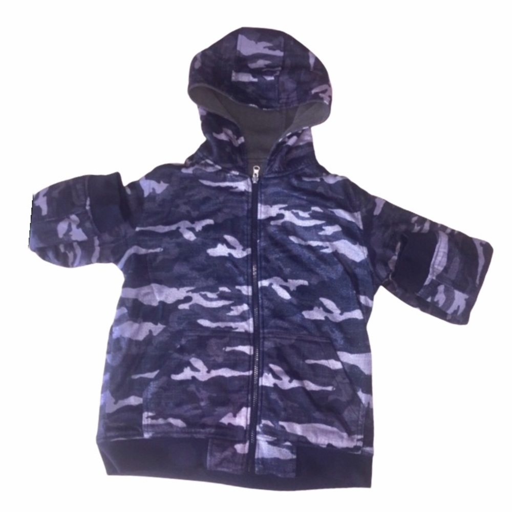 Camouflage Reversible Jacket Big Boys Size Large